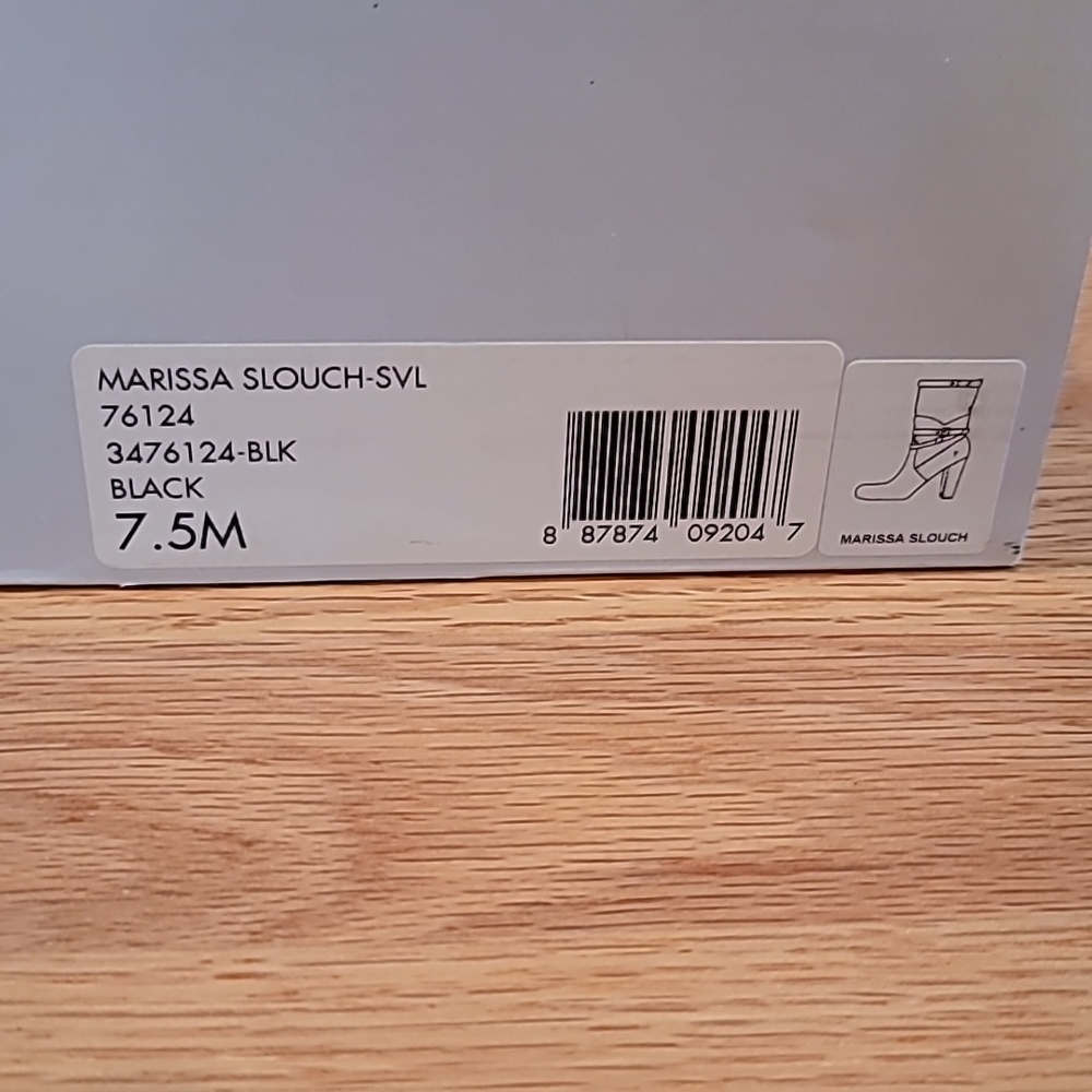 Frye Marissa Slouch -SVL Boot size 7.5 M BLACK - Picture 3 of 6